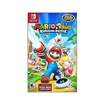 任天堂Switch アクション・ファイティングゲーム SW Mario+Rabbids Kingdom Battleマリオ+ラビッツ キングダムバトル〈Ubisoft〉北米版 Amazon.com: Mario + Rabbids Kingdom Battle (Nintendo Switch
